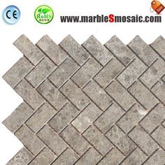 marble mosaic tile with different colors and sizes