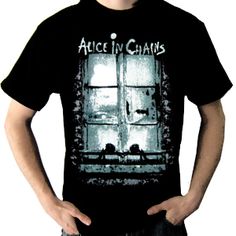 ALICE IN CHAINS T-Shirt - A LOOKING IN VIEW - T-Shirts / Shirts - ALICE IN CHAINS - Labyrinthe Rock Music Merch, Alice In Chains, Seattle, Washington, T Shirts