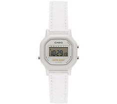 Boasting fashion and function, this watch helps you stay on schedule with the digital time, daily alarm, countdown timer, and stopwatch. From Casio. Pisces Aesthetic, Best Watches For Men, Countdown Timer, Casio Watch, Digital Watch, Cool Watches, Jewelry Watches, White, Quick Saves