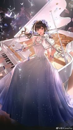 Chinese otome game Vestidos Anime, Star Way, Anime Wedding, Best Anime Couples, Bright Star, Anime Dress, Anime Princess, Anime Angel, Fanarts Anime