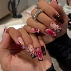 Long Square Nails, Square Nail, Wow Nails, Hard Nails, Square Nail Designs, Short Square Acrylic Nails, Nail Fashion