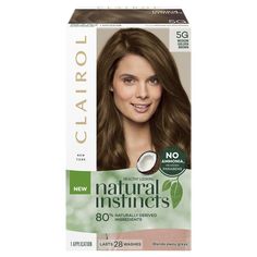 Natural Instincts 5G Pecan, Medium Golden Brown Semi Permanent Hair Colour Demi Hair Color, Demi Permanent Hair Color, Clairol Hair Color, Hair Dye Shades, Hair Color Brands, Auburn Red