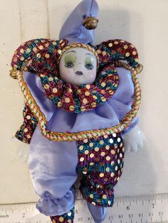 Porcelain face and hands clown doll.  In excellent condition with no chips or cracks Cracked Porcelain Doll, Porcelain Clown Dolls, Cracked Porcelain, Vintage Clowns, Clown Dolls, Porcelain Clown, Clown Doll, Vintage Clown, Twin Falls