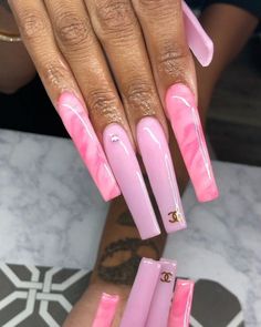 Extra Nails, Unghie Sfumate, Drip Nails, Her Nails, Gray Nails, Long Acrylic Nails Coffin, Exotic Nails, Long Acrylic, Long Square Acrylic Nails