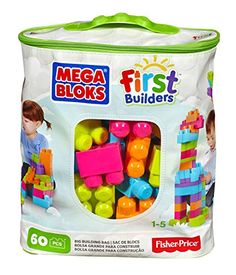 the mega blocks first builder bag is packed with toys