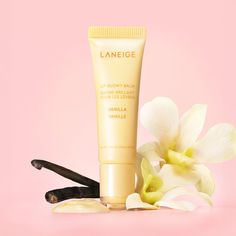 Lip Glowy Balm in Fun Flavors | LANEIGE Laneige Lip Glowy Balm, Lip Glowy Balm, Vanilla Lip Balm, Laneige Lip, Sephora Skin Care, Kissable Lips, Lip Sleeping Mask, Soft Lips, Dry Lips