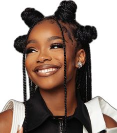 Marsai Martin Check more at https://creativeideas.modstoapk.com/marsai-martin/ Bantu Knot Styles, Short Natural Curls, Bantu Knot Hairstyles, African Natural Hairstyles, Hair Knot