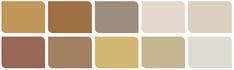 different shades of brown and beige are shown in the same color scheme, each with an individual