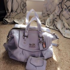 Brand New, Never Used Bags Coach, Coach Purse, Coach Purses, Coach Bags, Color Purple, Shoulder Bags, Coin Purse, Coin, Bag Lady