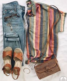 Madewell Shirts, Thrifted Outfits, Feminine Fashion, Mode Boho, Spring Fashion Outfits, Outfit Inspiration Fall, Casual Fall Outfits, Monokini