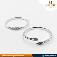 Adorn your wrist with elegance using our Pure Silver Adjustable Bangle. Versatile and timeless, it's the perfect addition to your jewelry collection. 💫 Order now on WhatsApp 7878955968 or visit our website shubhjeweller.com. #ShubhJewellers #PureSilver #AdjustableBangle #Jewellery #Fashion #OrderNow Custom Silver Jewelry, Anklet Designs, Silver Chain For Men, Adjustable Bangle, Silver Bangle, 925 Silver Jewelry, Chains For Men, Silver Bangles