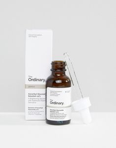 Ascorbyl Glucoside Solution by The Ordinary This item is excluded from promo Aims to brighten skin tone and reduce signs of aging Serum texture Contains vitamin C to illuminate your complexion Apply to face morning and evening Presented in UV-protected packaging Carry out patch test before use Product is non-returnable for hygiene reasons Ascorbyl Glucoside Solution 12%, The Ordinary Ascorbyl Glucoside, Argan Oil Benefits, The Ordinary Skincare, Vitamin F, Moroccan Argan Oil, Brighten Skin Tone, Oil Benefits, Brightening Serum