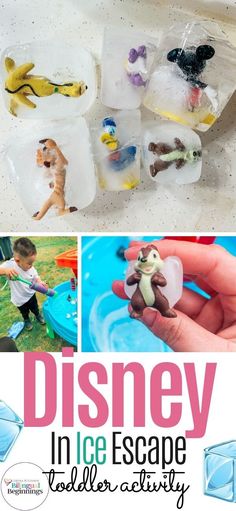 disney in the escape roller activity for toddlers to play with and learn how to make their own toys