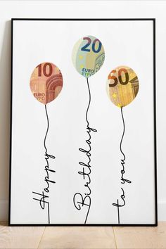 Nur Geld Verschenken findest Du langweiligWir auchDieses DIY Geburtstagsposter mit Ballons zum Ausschneiden ist ein kreatives Geldgeschenk und das perfekte Geburtstagsgeschenk für jedenegal ob es ein Geburtstagsgeschenk für die Mamadie Freundin oder den Papa werden soll. Homecoming Proposal Ideas, Proposal Ideas, Homecoming Proposal, Homecoming, Money, Birthday