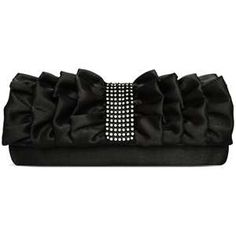 black dress purse Black Clutch Bag, Dress Purse, Bags Black, Black Clutch, Purple Satin, Iron Fist, Clutch Bags