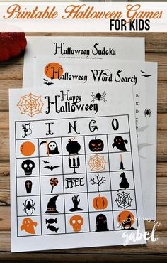 printable halloween games for kids to play with