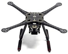 an image of a black and gold quaddrone with two propellers on the front