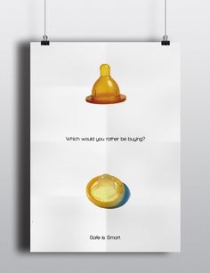 a poster with an image of a baby bottle and the words, what would you rather be buying?