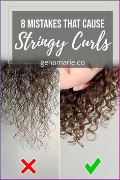 Do you struggle with stringiness? It can be so frustrating when your curls dry stringy and end up frizzy and limp. In this video, I’m going to share common Stringy Curly Hair Solutions, How To Avoid Stringy Curls, How To Rejuvenate Curly Hair, How To Break The Cast On Curly Hair, How To Get Rid Of Stringy Curls, How To Retrain Curly Hair, Retrain Curly Hair, Curl Training Hair Naturally Curly, Second Day Curly Hair Refresh