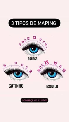 Conheça os 3 tipos de mapeamento mais utilizados para extensão dos Cílios. Conheça os cursos que mudaram minha vida financeira. Studio Lash Designer, Studio Lash, Lash Design, Nail Salon Design, Beauty Academy, Classy Girl, Salon Design