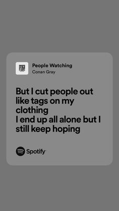 Conan Gray Wallpaper People Watching, Family Line Tattoo Conan Gray, Conan Grey Lyrics Quotes, People Watching Quotes, People Watching Conan Gray Lyrics, People Watching Lyrics, Conan Gray Core, Conan Gray Quotes Lyrics