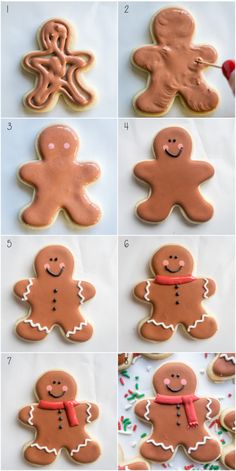 how to decorate ginger cookies with icing