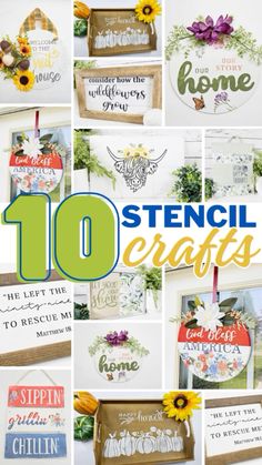 the top ten stencil crafts