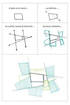 the diagram shows how to draw parallel lines in different ways, including one that is diagonal