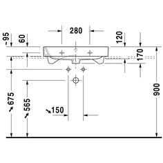 Embrace the modern life with your bathroom set-up and use the durable Duravit 23186500251 ceramic bathroom sink.Who do you think is the mastermind for this masterpiece?It's no other than Sieger Design, one of Duravit's trusted collaborator in creating world-class ceramic fixtures. With corners that are elegantly curved, the Happy D.2 collection of bathroom furniture has a chic and feminine touch, the kind you want for your bathroom's wholesome overall look. With most of their products that are versatile, their washbasins can be configured in a lot of choices; they can be matched with a vanity unit or a metal console and they can be mounted with a design siphon.The Duravit 23186500251 bathroom sink comes with an overflow and a tap platform. This sink measures 650 x 505 mm. It has a WonderGl Single Basin Sink, Ceramic Bathroom Sink, Wall Mount Sink, Bathroom Drain, Ceramic Bathroom, Happy D, Metal Console, Bathroom Color, Wall Mounted Bathroom Sink