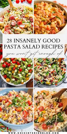 pasta salads Most Popular Pasta Salad Recipes, Best Ever Pasta Salad Recipes, Healthy Pasta Salad Dressing Recipe, Creative Pasta Salad, Chopped Pasta Salad Recipes, Filling Pasta Salad, Amazing Pasta Salad, Pasta Salad Recipes For Bbq, Summer Salad Pasta