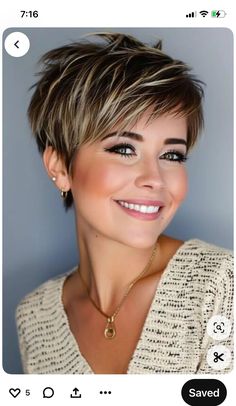 Short Hair Older Women, Short Haircuts, Pixie Haircut, Short Hair Cuts, New Hair, Hair Ideas, Short Hair, Hair Makeup