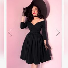 Reposhing This Item I Purchased From @Monkeybutt89. Loved It, But Ready To Rotate For Something New. Questions? Leave A Comment Below! Cleavage Dresses, Micheline Pitt, 1970 Dress, Swing Dress, Something New, Vintage Inspired, Black Dress, Long Sleeve Dress, Dress Es