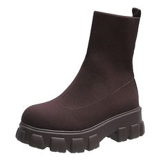 Category:Boots; Upper Materials:Knit; Season:Winter; Heel Type:Platform; Gender:Women's; Activity:Walking; Toe Shape:Round Toe; Type:Booties Ankle Boots; Style:Sporty,Casual; Heel Height(inch):4-5; Outsole Materials:Rubber; Occasion:Daily,Outdoor,Party; Closure Type:Loafer; Pattern:Solid Colored; Production mode:External produce; 2024 Trends:Sock Boots,Plus Size,Ladies Shoes Valentines Gifts; Foot Length:; Foot Width:; Size chart date source:Provided by Supplier.; US Size:null; UK Size:14.5; EU Socks Boots, Sock Ankle Boots, Platform Boots Women, Spring Boots, Sock Boots, Chunky Heels Boots, March Madness, Beige Shoes, Casual Heels