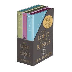 the lord of the rings boxed set includes three books, including one for children and two for adults