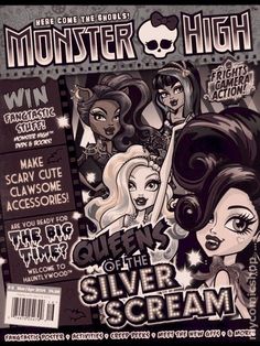 the cover to monster high magazine