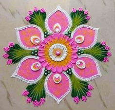 this is an image of a colorful flower design