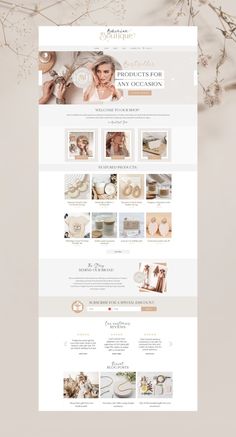 This Boho Wix website template is perfect for building online store in a few click! Same day installation! #wixwebsite Wix Website Design, Ad Banner, Creative Website Design, One Page Website, Portfolio Website Design