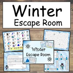 winter escape room activities and games