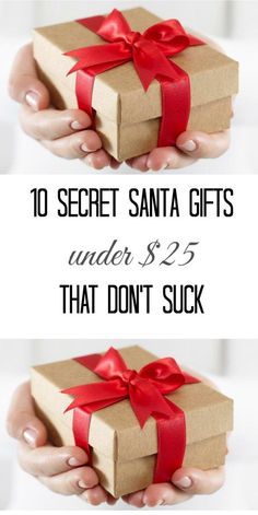 10 Secret Santa Gifts Under $25 That Don't Suck 10 Secret Santa Gifts, Work Secret Santa, Secret Santa Gift Ideas, Secret Santa Christmas Gifts, Funny Secret Santa Gifts, Best Secret Santa Gifts, Office Secret Santa, Candy Trees, Boss Gifts