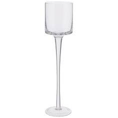 an empty wine glass on a white background