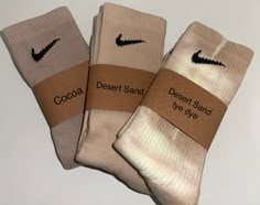 Neutral Colored Nike Socks, Crew Socks, Brand New, For Sneakers etc. High quality colored socks for you and a cute gift idea. Vintage Nike. Everyday Lightweight or Cushion Crew Nike Socks (Depending on what I have in stock, they are almost the same, cushion are more thick and lightweight are more thin.) I can do ankle sock upon request. Vintage Nike Adult socks are mid length socks not ankle socks Adult sizes: Small is 4-6 women Medium is 6-8 men 6-10 women Large is 8-12 men 10-13 women Note: Sh Colored Nike Socks, Gift Idea Aesthetic, Aesthetic Socks, Sneakers Cute, Brown Socks, Idea Aesthetic, Nike Brown, Cute Nike Outfits, All Nike Shoes