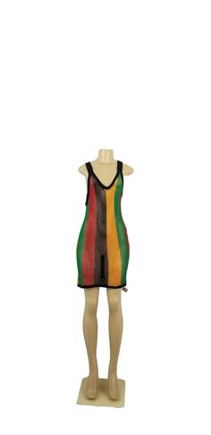 Bob Marley Fishnet Swimsuit Cover Up Dresses-Tops-Short Sets, Reggae-Rasta-Jamaica-Africa-Afrocentric Mesh Bathing Suit Beach Cover Ups RGG: Red, Gold, Green RBG: Red, Black, Green YBG: Yellow, Black, Green RGGB: Red, Gold, Green, Black Multicolor Stretch Mini Dress For Beach Season, Fitted Multicolor Mesh Dress For Summer, Reggae Fashion, Mesh Bathing Suit, Swimsuit Cover Up Dress, Net Dress, Beach Cover Ups, Cover Ups, Beach Covers