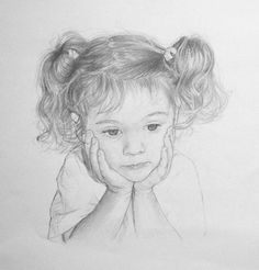 drawing children | Portrait Artist Anna Bregman - affordable people and pet portraits ... Portrait Artists Pencil, Pencil Sketch Portrait, 얼굴 드로잉, Drawing Eyes, Drawing Hair, 얼굴 그리기, Drawing Faces, Desenho Tattoo, Portrait Sketches