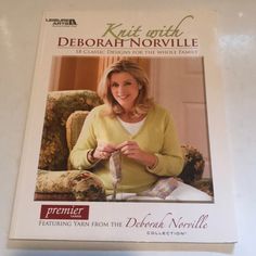 the front cover of knitting with deborrant norvillee