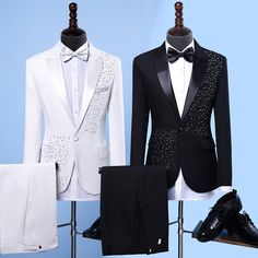 Singer Stage, Singer Costumes, Costume Wedding, Formal Chic, Slim Blazer, Slim Suit, Trench Coat Style, Sequin Wedding, Slim Fit Blazers