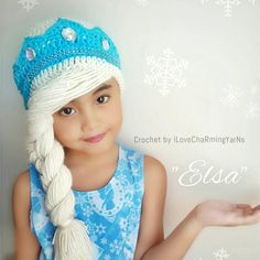 Elsa braidelsa frozen hatdisney crochet hatcrochet elsa | Etsy Disney Crochet Hats, Frozen Crochet Hat, Frozen Hat, Elsa Wig, Yarn Wig, Princess Hat, Disney Jasmine, Crochet Kids Hats, Yellow Birthday