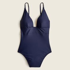 Introducing our most sustainable swim collection ever...all your favorite, tried-and-true fits, re-imagined in eco-friendly fabrics—talk about a win, win. Big news: We took our best-selling deep V-neck bikini top and made it into a long-torso one-piece! Now you can take the plunge with a little more coverage. Plus, it's made from a special fabric that incorporates recycled nylon. Look good, feel good, in other words. Black Ankle Pants, Ruched Swimsuit, One Piece Black, Bandeau One Piece Swimsuit, Plunging One Piece Swimsuit, Floral One Piece Swimsuit, Halter One Piece Swimsuit, Floral One Piece, Long Torso