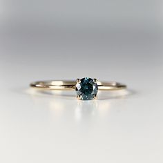 Engagement Ring Blue Stone, Small Engagement Rings, Tiny Diamond Ring, Minimalist Wedding Rings, Blue Diamond Engagement Ring, Rings Solitaire, Dainty Diamond Ring, Cute Engagement Rings, Future Engagement Rings