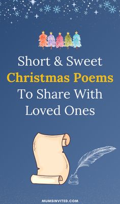 short and sweet christmas poem to share with loved ones