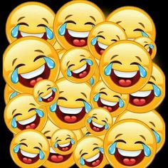 a bunch of emoticions that are smiling and laughing with tears on their faces